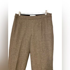 TALBOTS Women’s Pleated Embellished Gray Wool Blend Dress Pants- Size 6